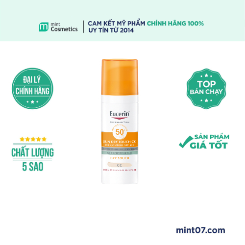 Kem chống nắng eucerin cc oil control spf50 50ml