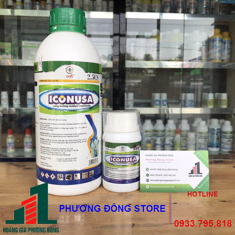 Thuốc diệt muỗi và côn trùng Icon USA (Chai 1 lít)