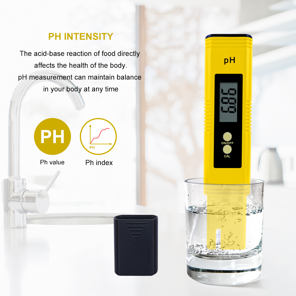 Máy Đo Độ PH Kỹ Thuật Số, Máy Kiểm Tra Độ Axit, Máy Kiểm Tra Độ Chính Xác 0.01 PH Đồng Hồ Đo Chất Lượng Nước Bể Cá