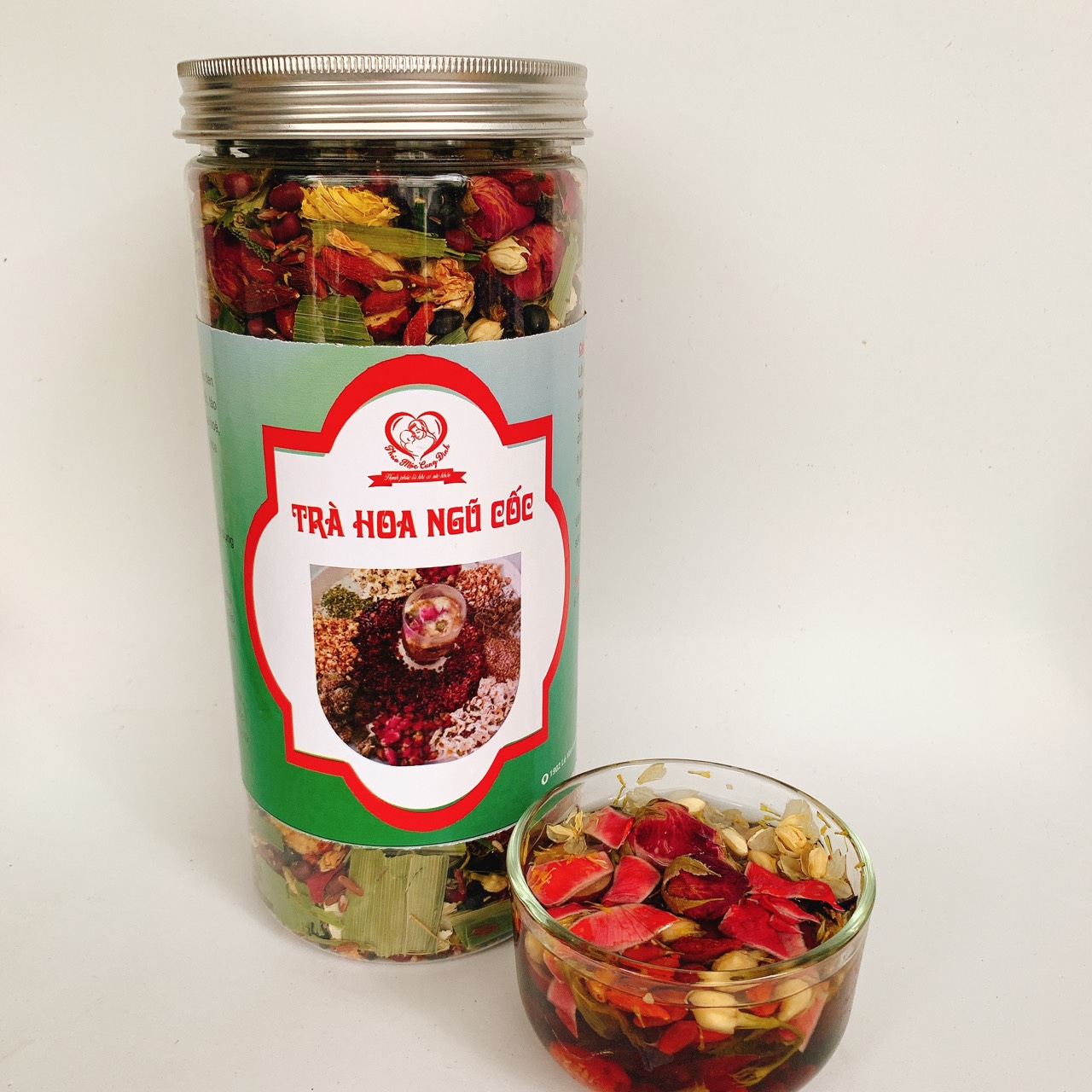 TRÀ HOA NGŨ CỐC 12 VỊ - THẢO MỘC CUNG ĐÌNH