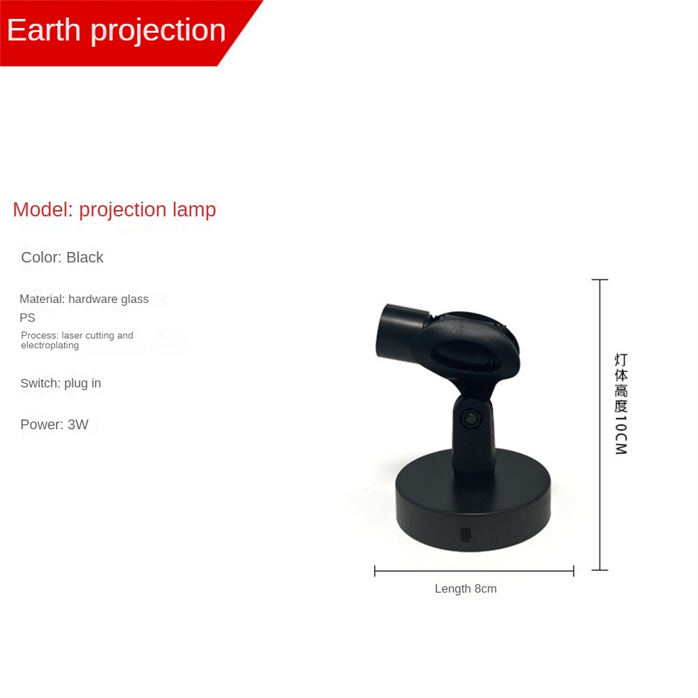 Globe Galaxy projector lamp contains 12 films, high-definition star sky lamp, bedroom full sky star atmosphere lamp, Star Light Projector 360° Rotation Bedroom Lamp Night Sky Galaxy Projector TBB