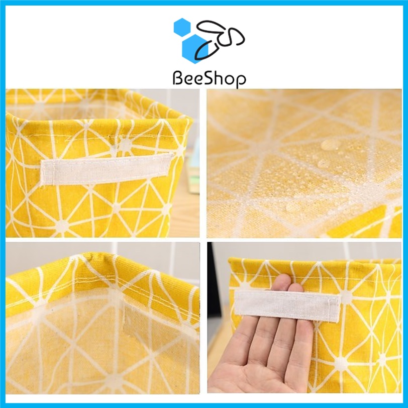 Giỏ vải đựng đồ đa năng size 20x16x14cm
