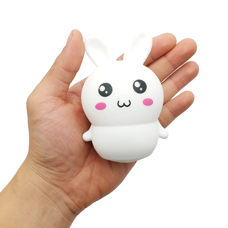 Đồ Chơi Squishy Hình Thỏ Con LU11 - Màu Trắng