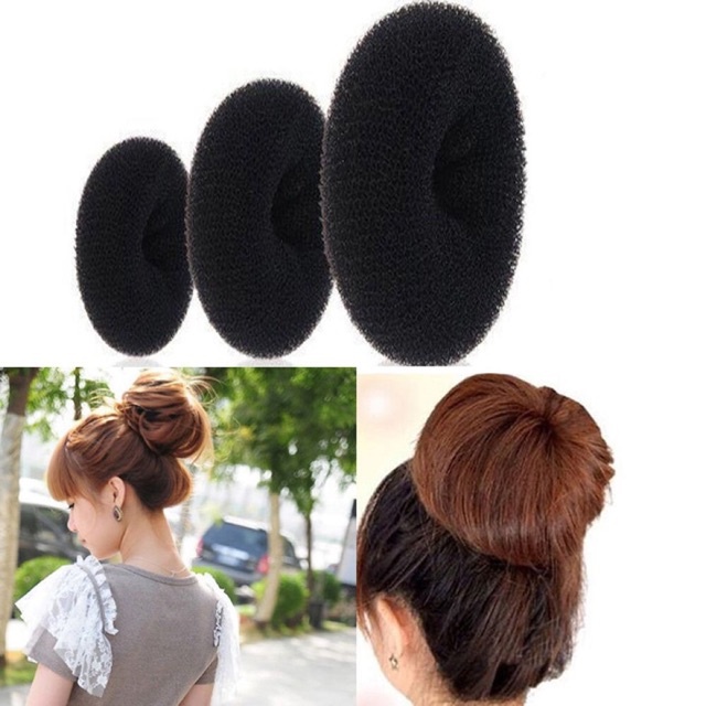 Búi Tóc Độn Tóc Donut Chất Liệu Mút
