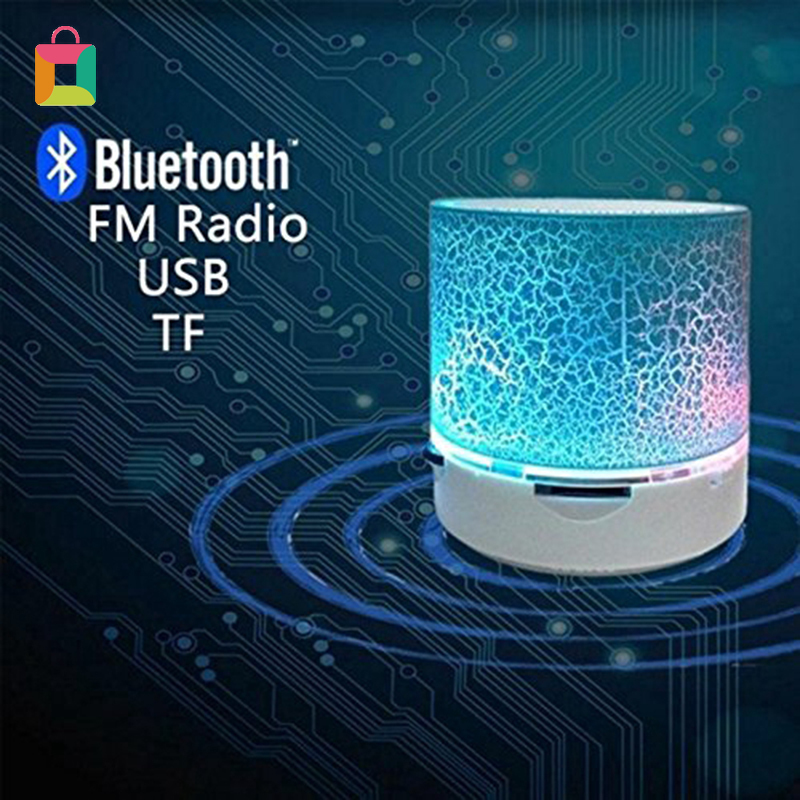 Loa Bluetooth không dây mini có đèn LED nhiều màu ( Bảo Hành 1 đổi 1 )