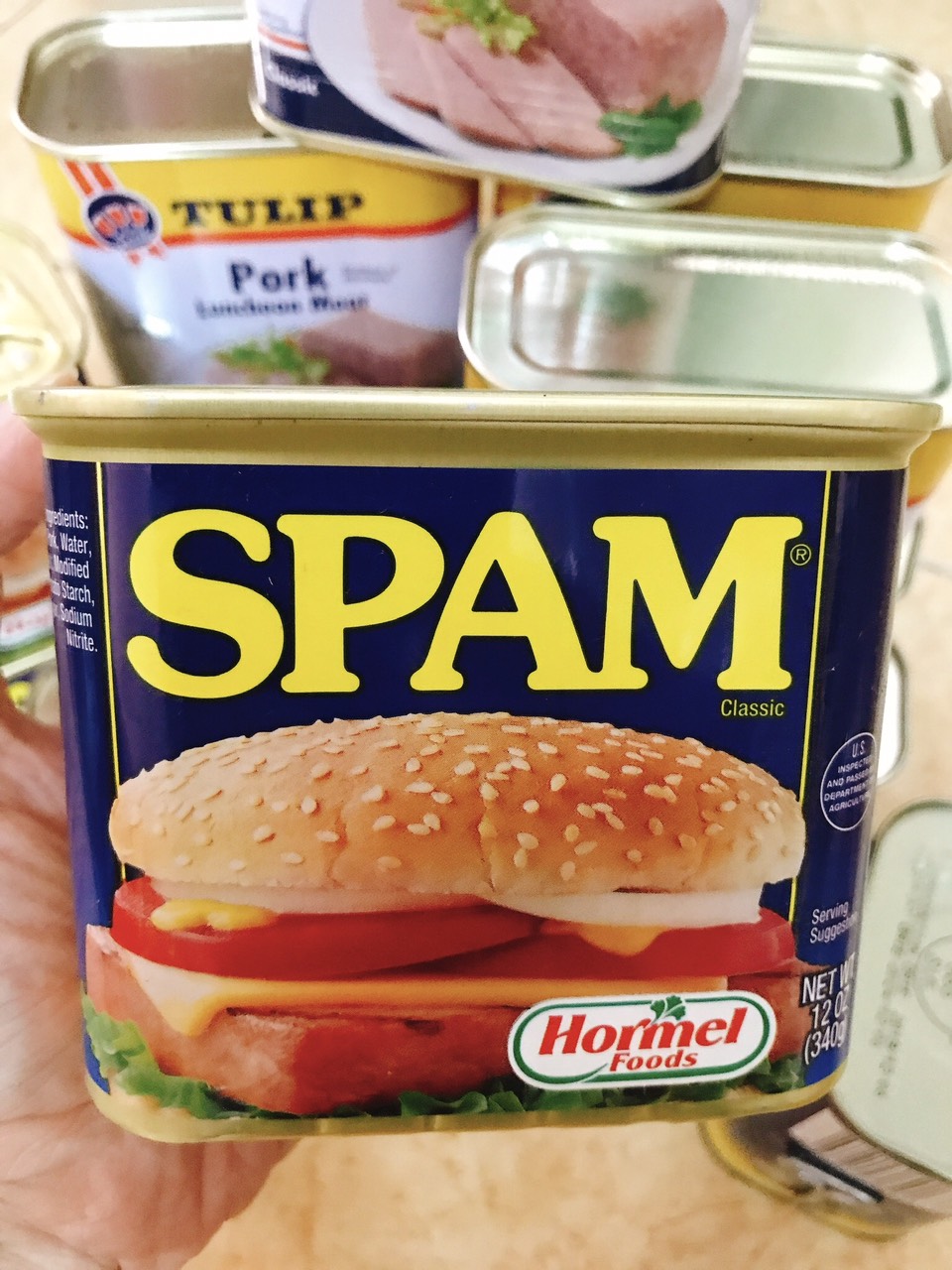 Thịt hộp SPAM Mỹ 340gr
