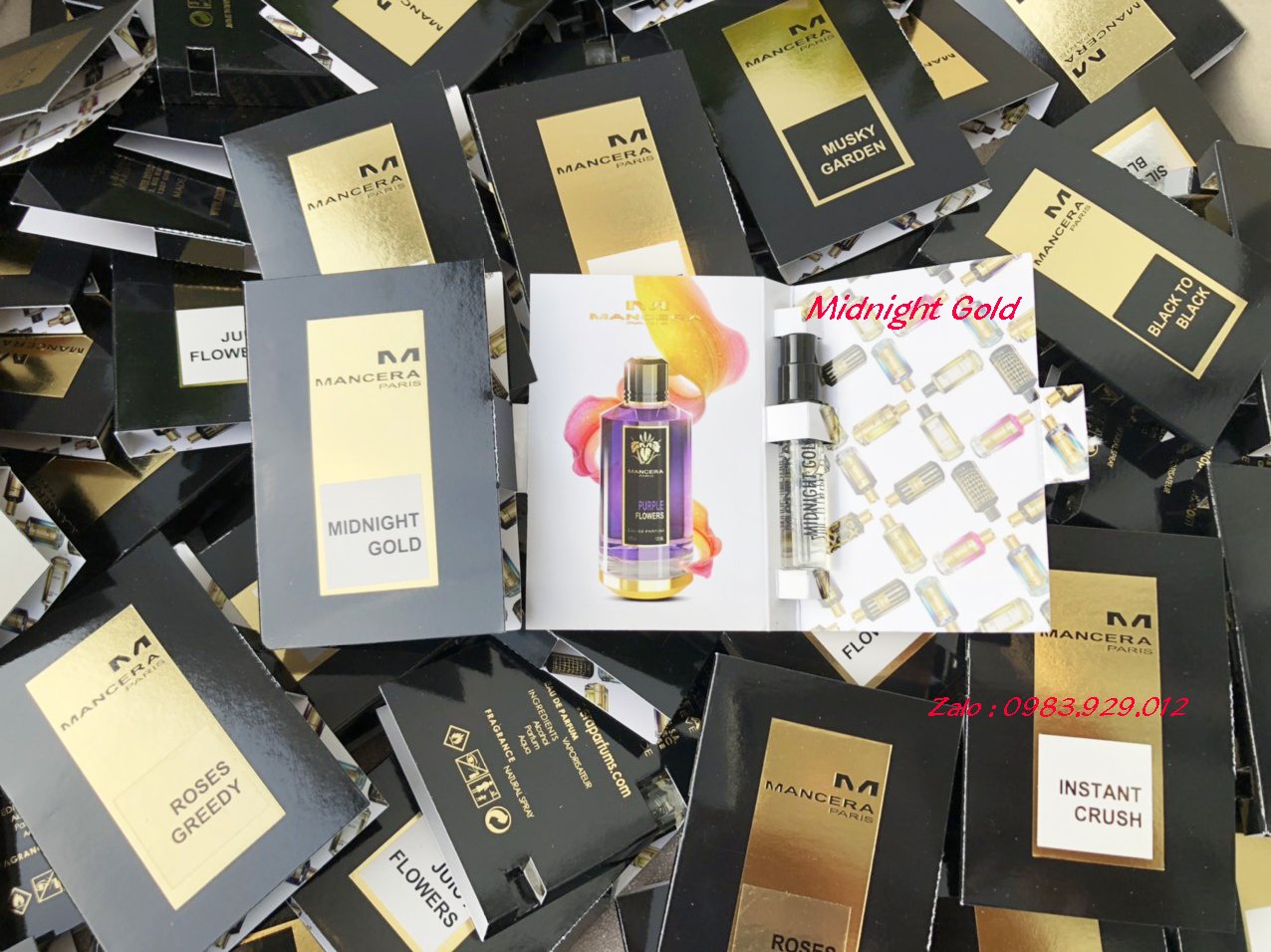 Mẫu thử Vial nước hoa Mancera Paris các mùi