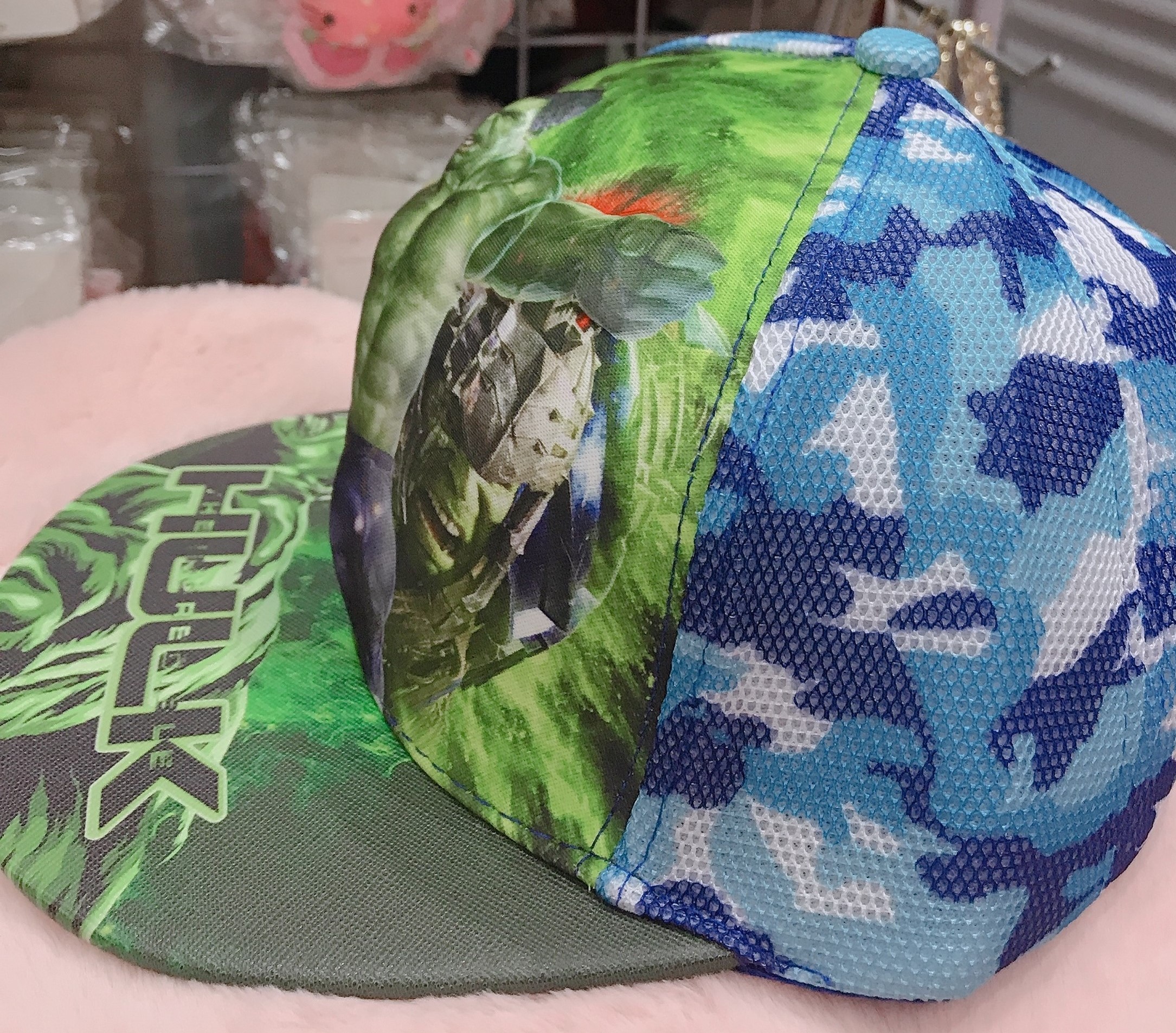 Nón bé trai người xanh Hulk