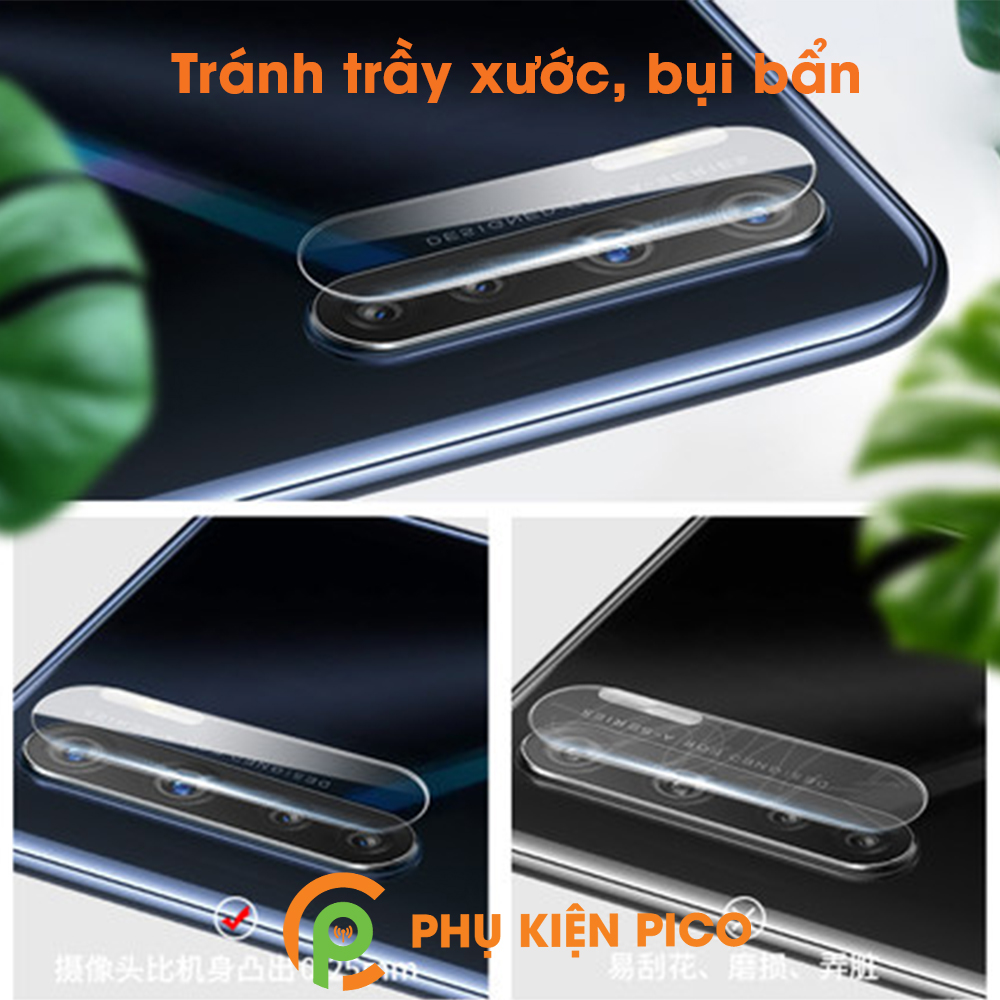 Dán camera Oppo A91 cường lực camera trong suốt độ cứng 7H