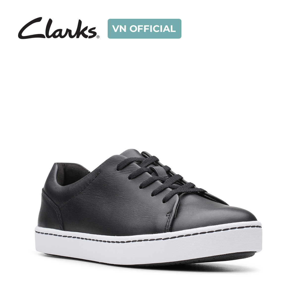 Giày Sneaker Da Nữ Clarks - Pawley Springs