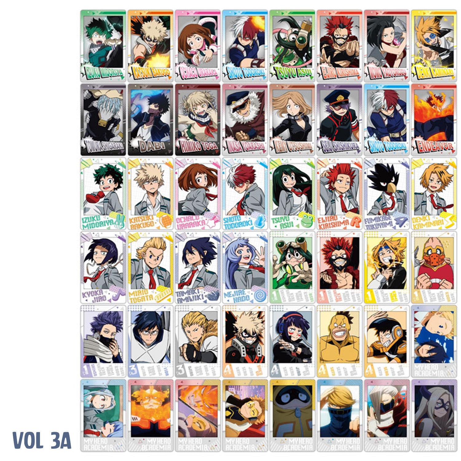 [Có sẵn] Pack thẻ nhân phẩm My Hero Academia snapmide chính hãng - card MHA
