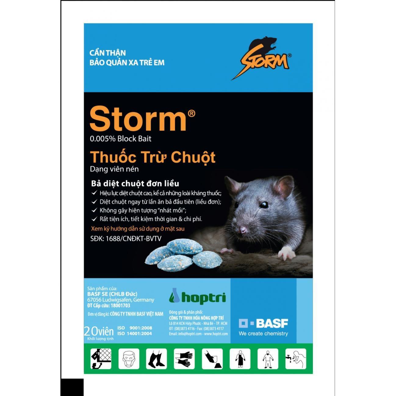 Diệt chuột storm 20 viên
