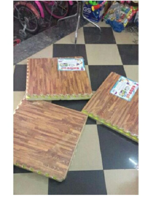 Thảm xốp vân gỗ cỡ Đại 60x60cm (bộ 6 miếng) 4.7