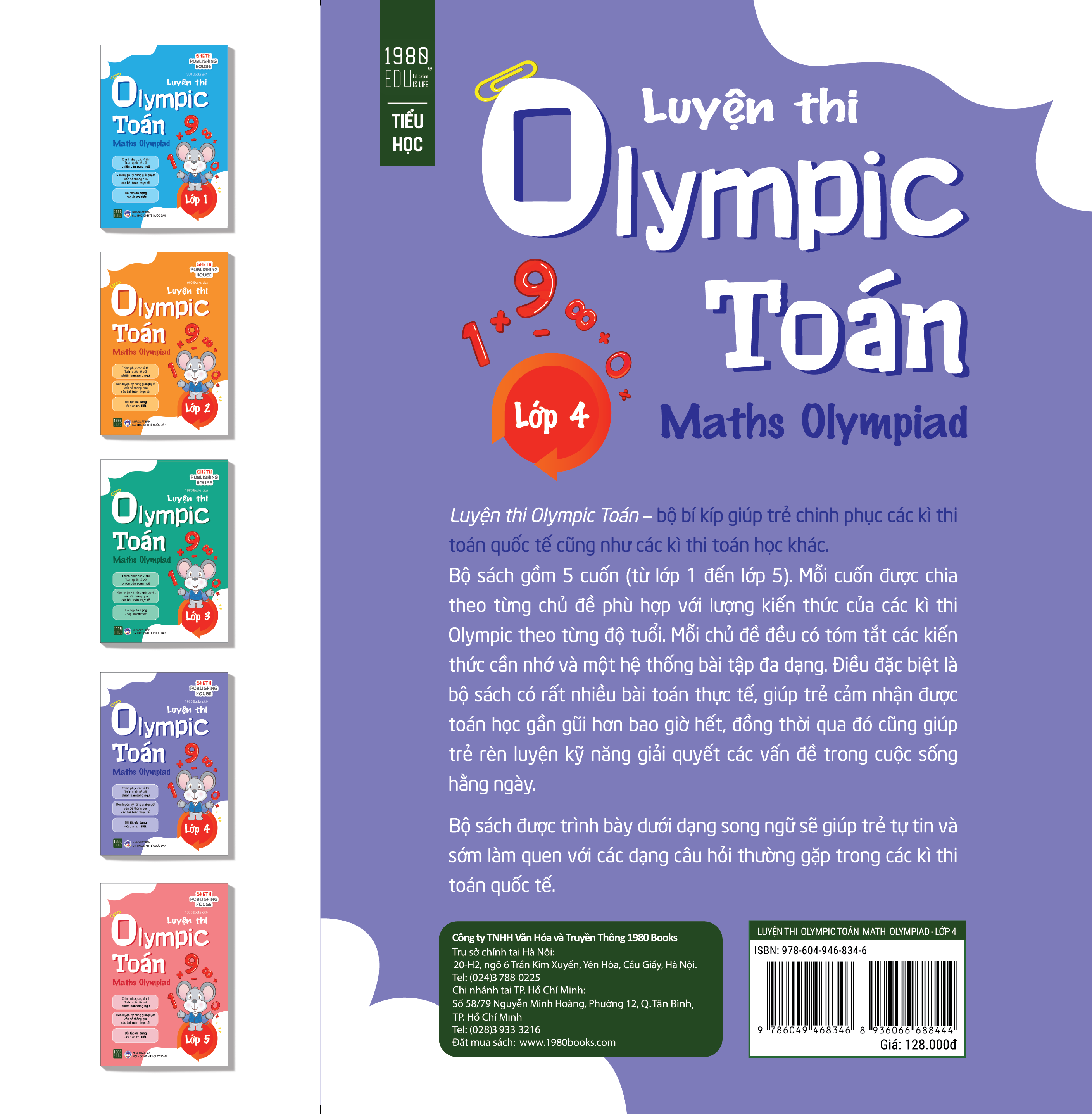 Fahasa - Luyện Thi Olympic Toán Lớp 4 - Maths Olympiad