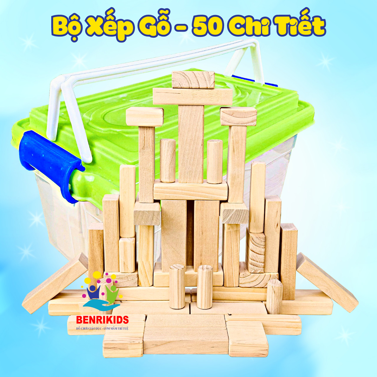 Bộ Đồ Chơi Xếp Hình 100 - 180 Chi Tiết, Đồ Chơi Giáo Dục Bằng Gỗ Giúp Bé Học Số,Chữ Cái ,Các Loài Vật,Phân Biệt Hình Khối 100 pcs