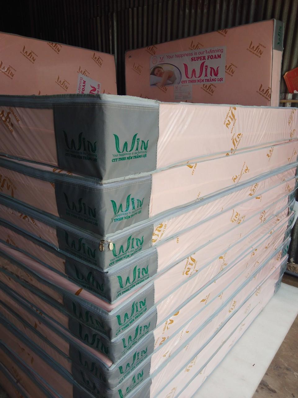 Nệm cao su 1m8x2mx15cm Super Foam Win Thắng Lợi cao cấp