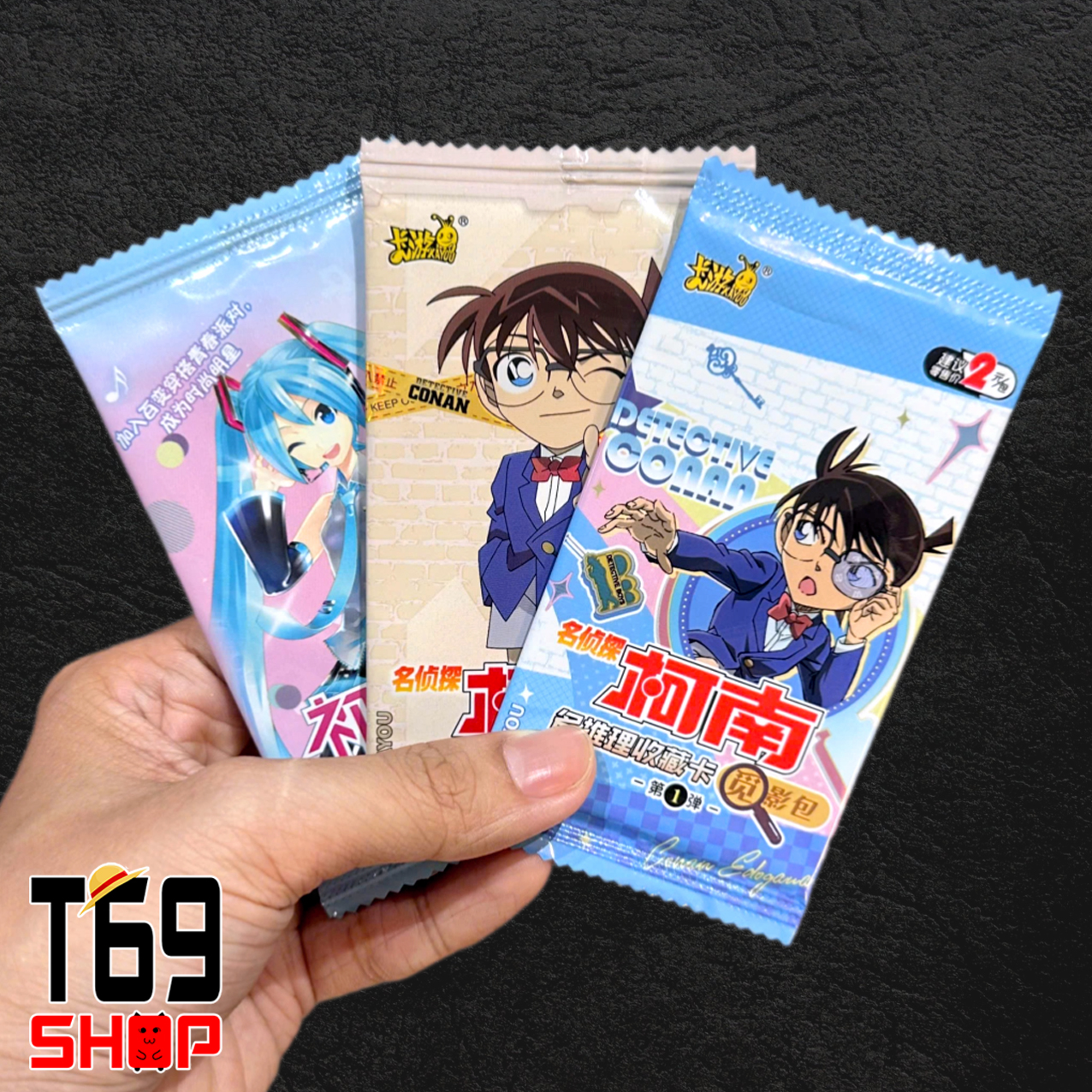 [Chính Hãng KAYOU] Pack nhân phẩm, gói thẻ nhân phẩm anime Detective Conan, Hatsune Miku [T69 Shop]