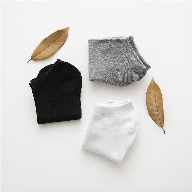Combo 7 đôi tất trơn cổ ngắn nam/nữ