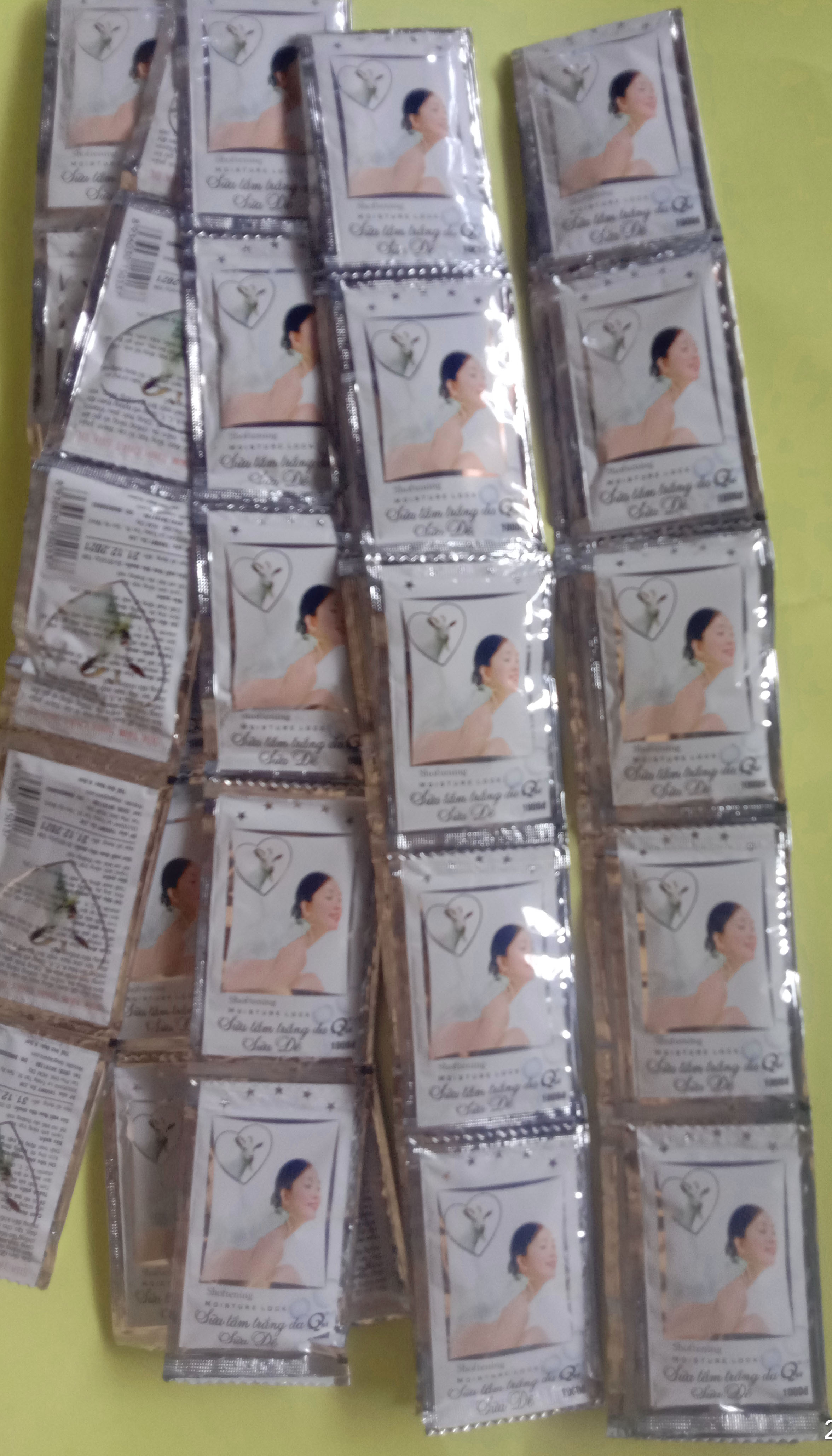 500 gói sữa tắm nhà nghỉ, khách sạn