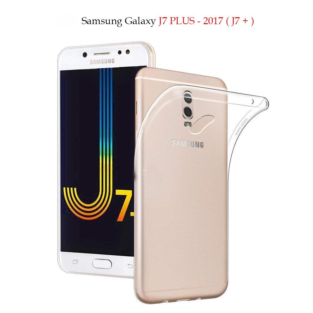 Ốp dẻo trong suốt cho Samsung Galaxy J7 Plus / J7+ (Hàng loại A)
