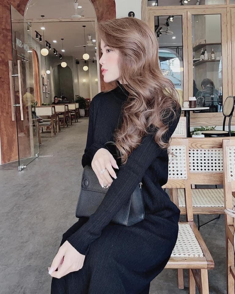 Váy Len Tăm Cổ 3P Hàng Quảng Châu
