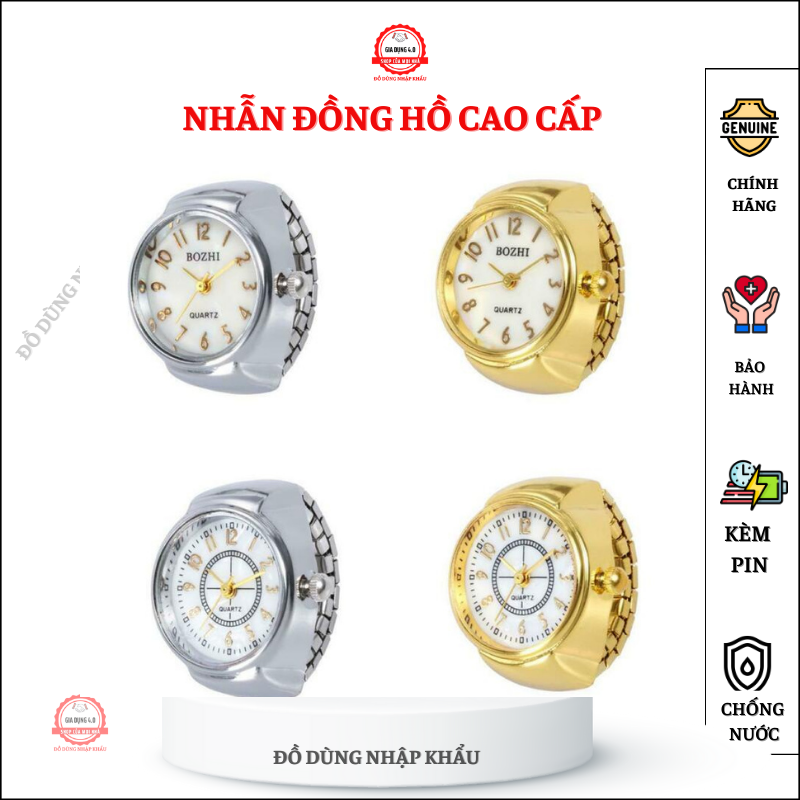 Nhẫn đồng hồ nam nữ mã 002