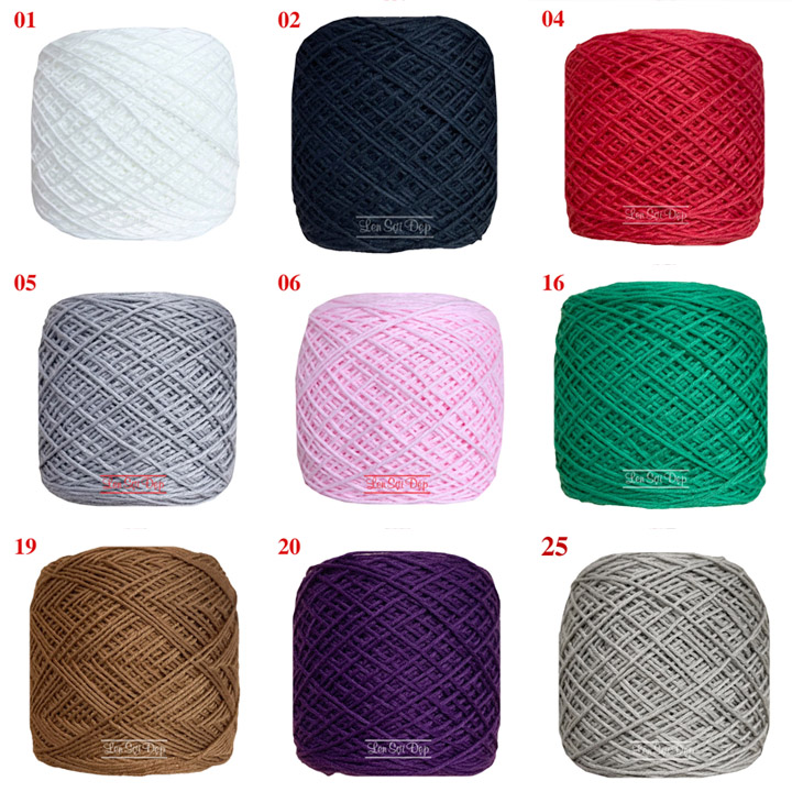 Cotton Việt Nam Sợi 1mm. (Nặng 100g)