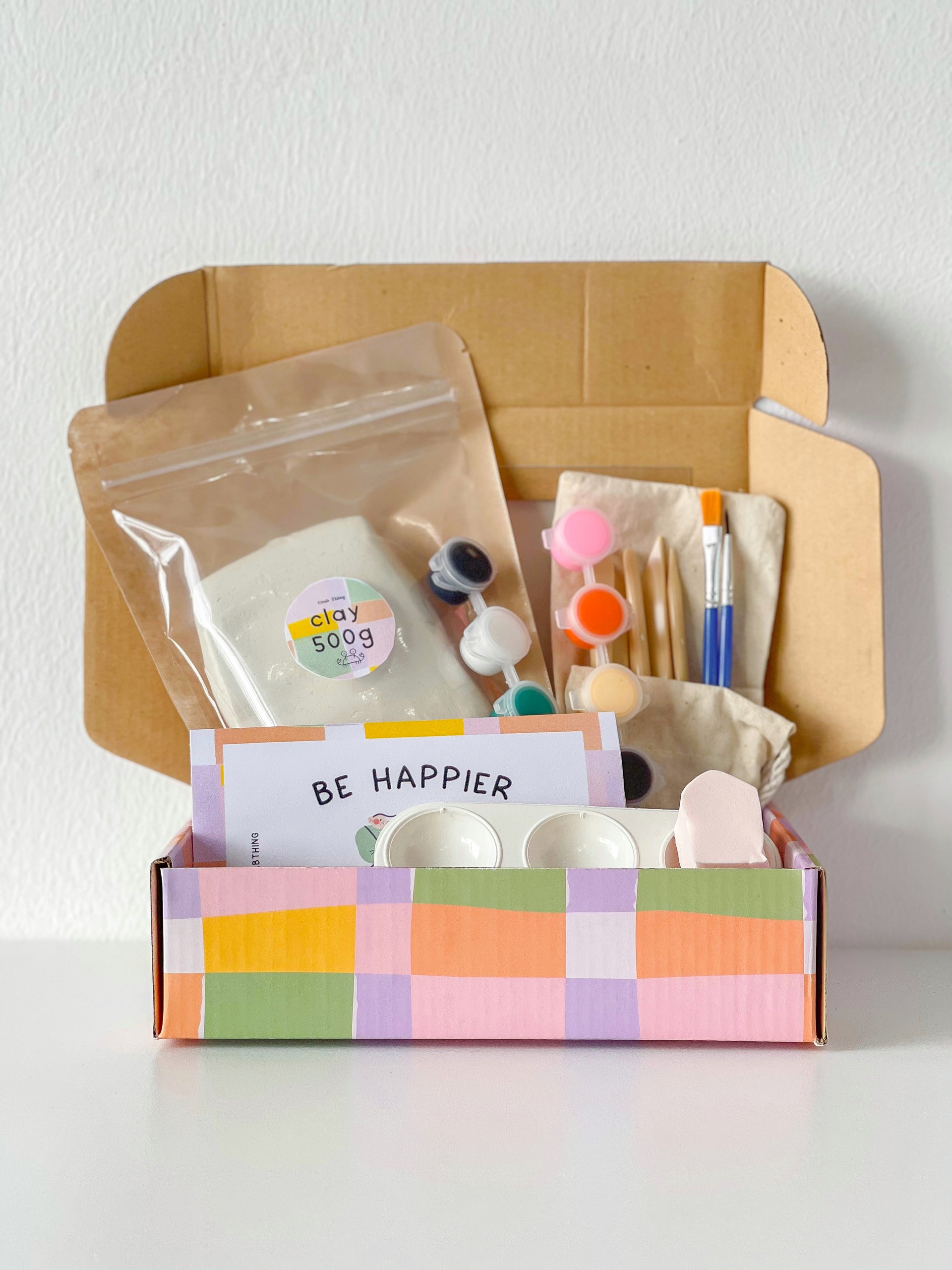 Box đất sét tự khô Crabit - Air Dry Clay Set