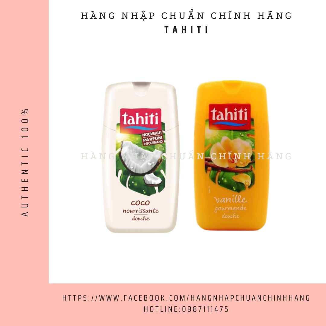Sữa tắm Tahiti Pháp 250ml