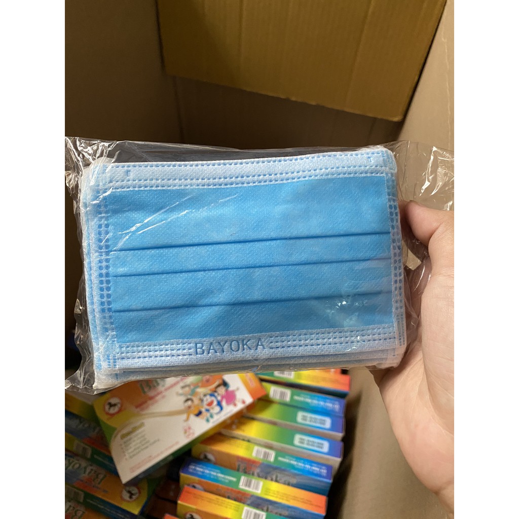 Bịch 10 Cái Khẩu Trang y tế Trẻ Em Việt Nam Bayoka