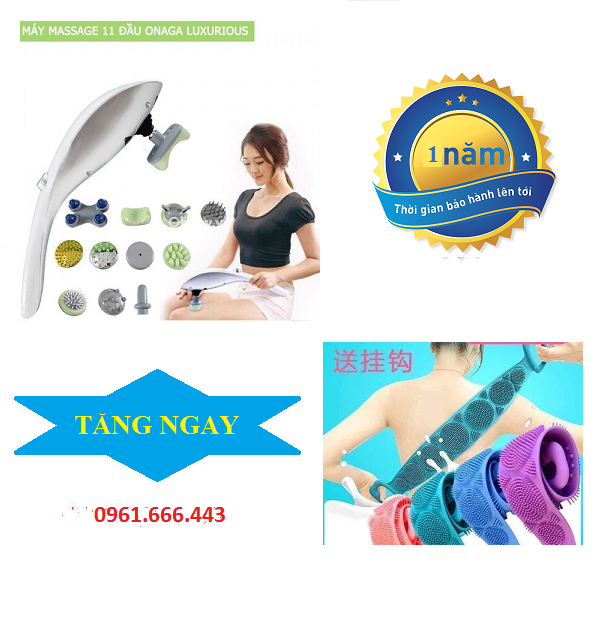 Máy massage cầm tay 11 đầu Luxurious