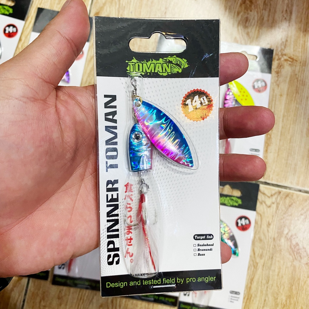 Mồi lure Toman Spinner 14gr