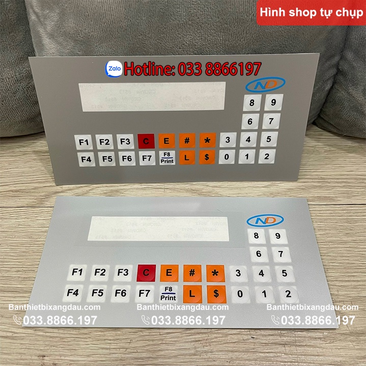 Decal bàn phím xăng dầu Nam Dương
