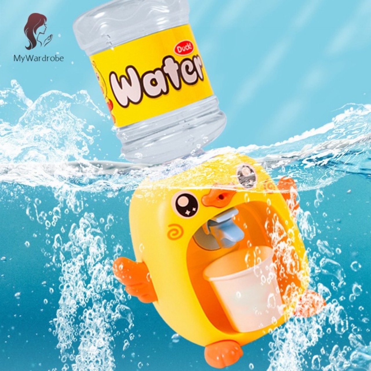 [HCM]Bình tự rót nước hình Vịt và Ếch cho bé