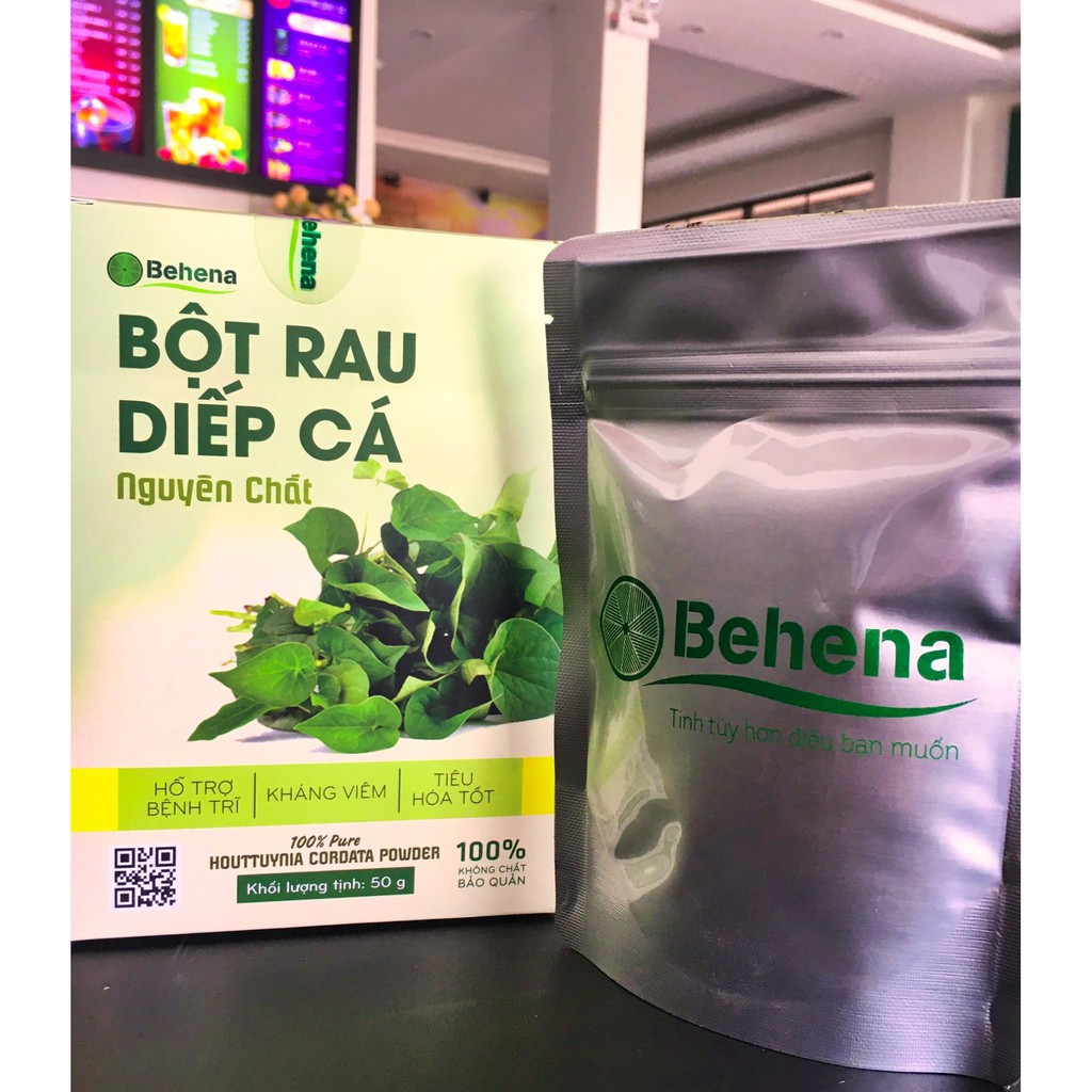 Bột Diếp Cá Behena Nguyên Chất - Hộp 50gr