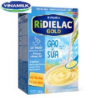 BỘT ĂN DẶM RIDIELAC GOLD GẠO SỮA - HG200G