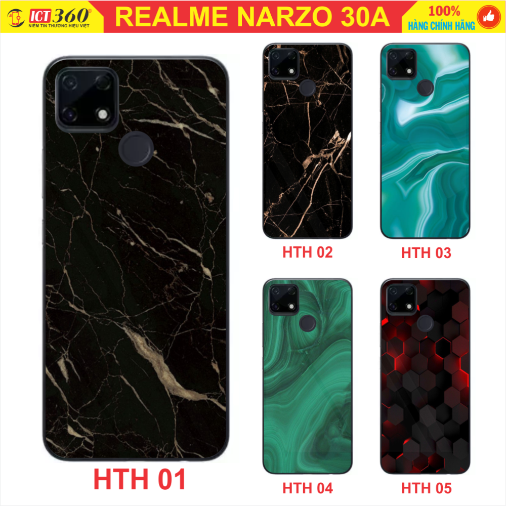 Ốp Lưng kính Realme Narzo 30A - in ảnh theo yêu cầu