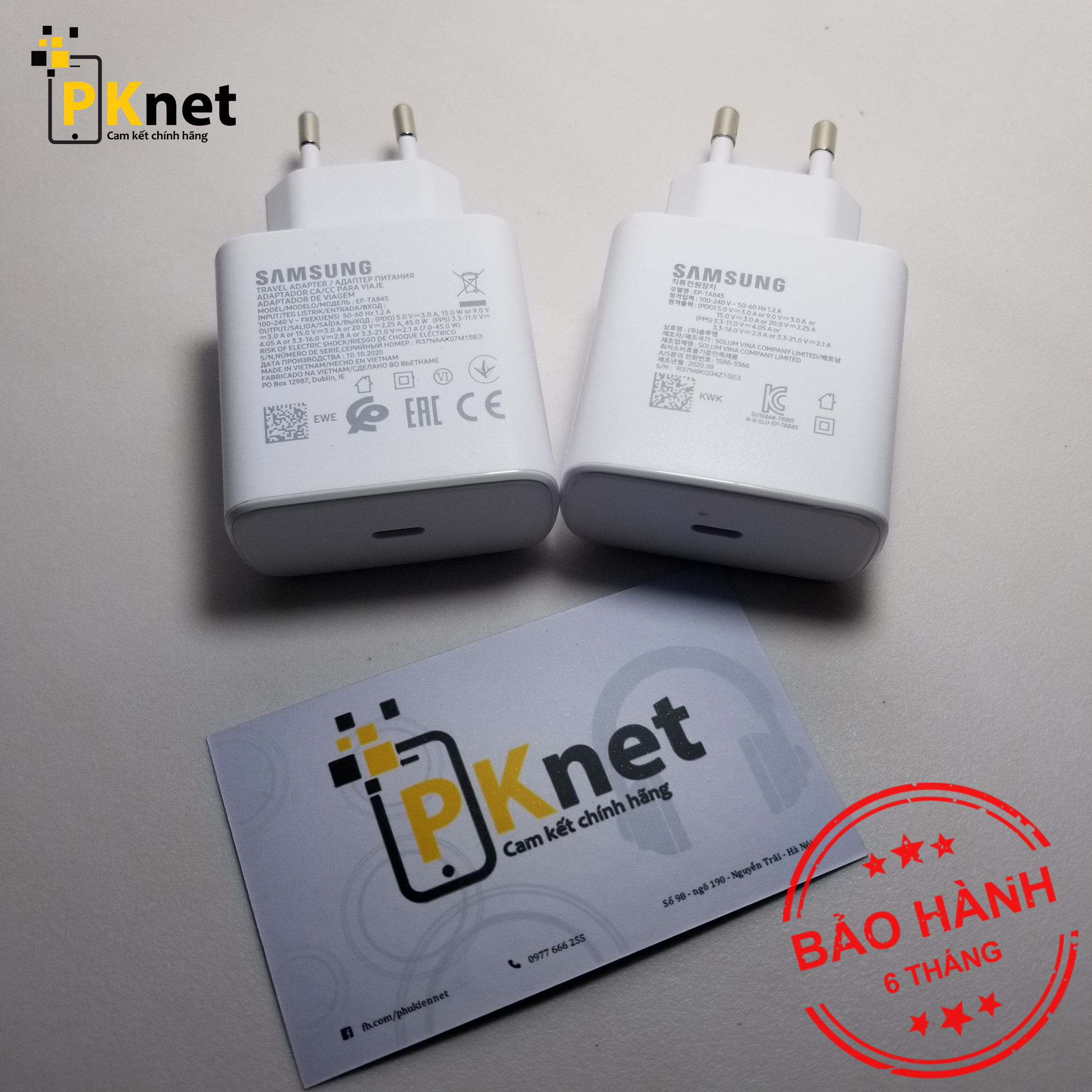 Củ sạc siêu nhanh Samsung 45W chính hãng dành cho Note10 plus/S20/Note20