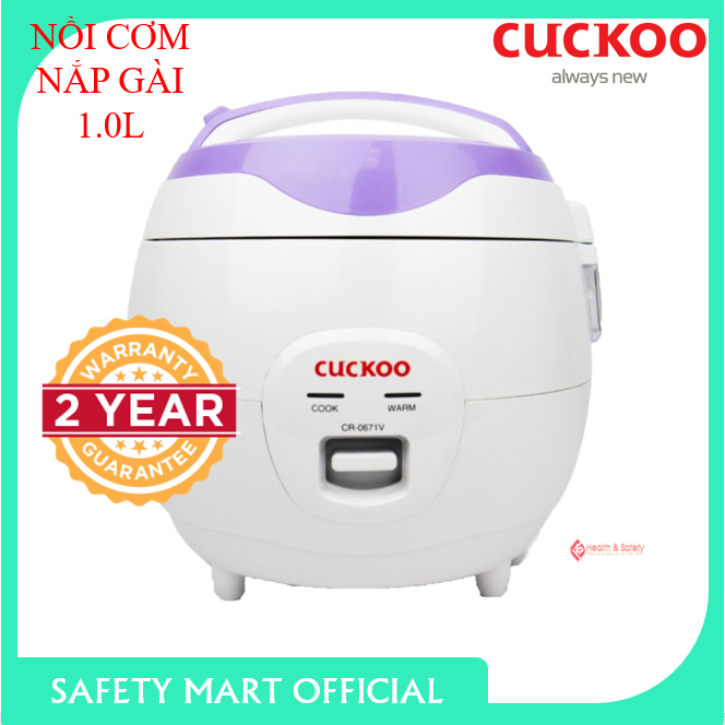 Rice cooker cuckoo cr-0671v 1.0 liter electric cooker lid tuck cuckoo easy use rice cooking delicious and fast Nine-warranty 2 years genuine safety Mart official
