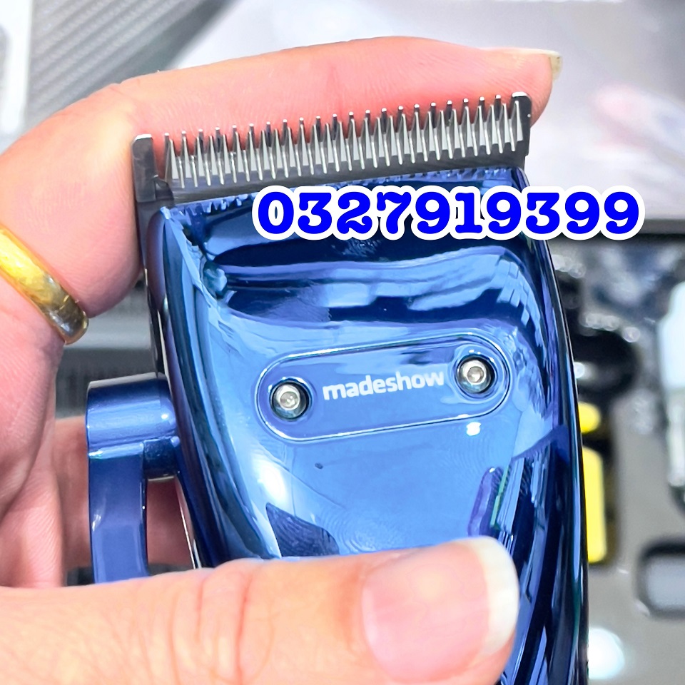 Madeshow Tông đơ cắt tóc M5F cao cấp - Máy cắt tóc chuyên nghiệp với lưỡi titanium sắc bén & pin 3200mAh 4,5h liên tục