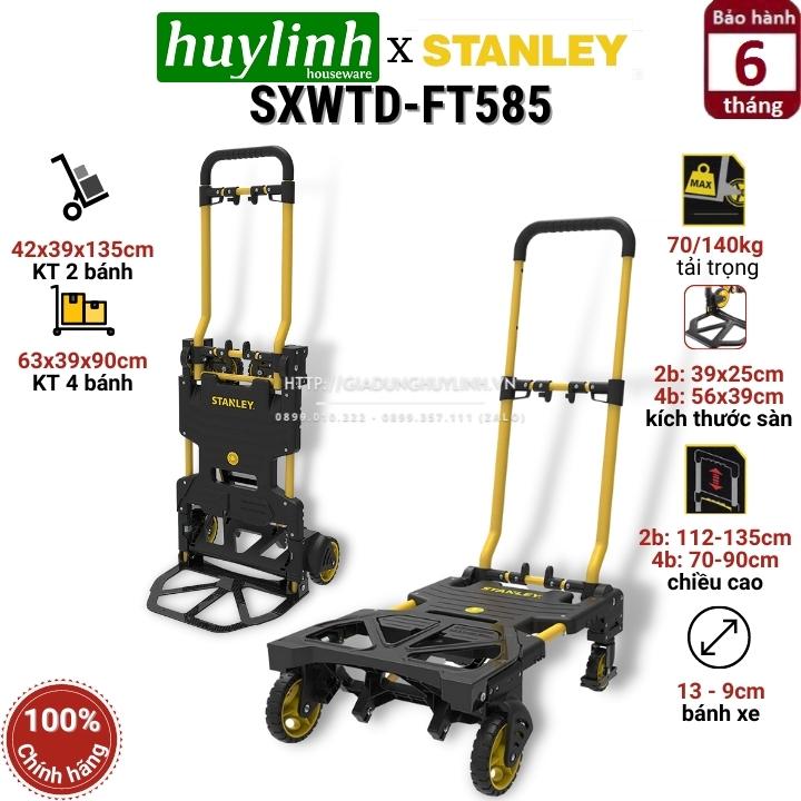 Xe đẩy hàng đa năng 2 và 4 bánh Stanley SXWTD-FT585 (70/140kg) - hàng chính hãng