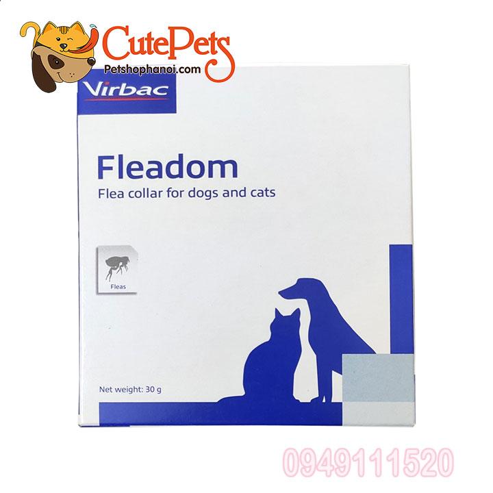 [HOÀN TIỀN 10%]Vòng cổ chống rận Fleadom Virbac - CutePets