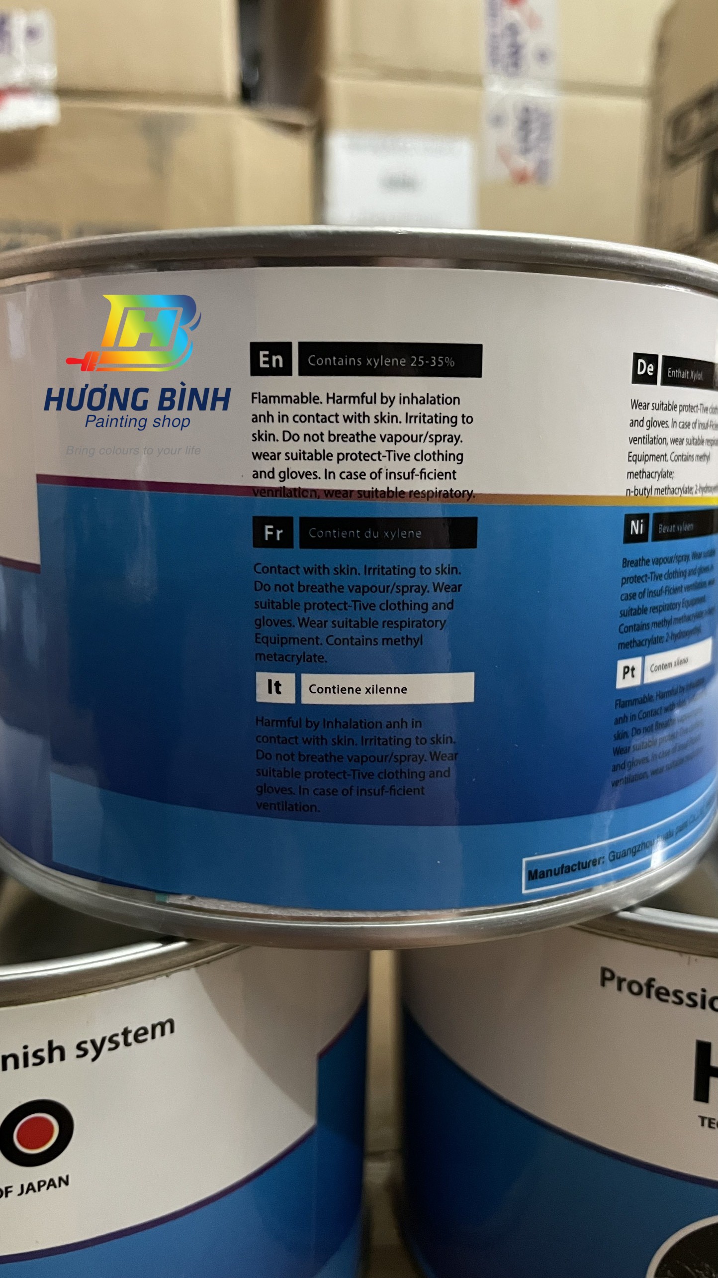 [Lon 1kg] Matit trét láng HBO loại 2 thành phần