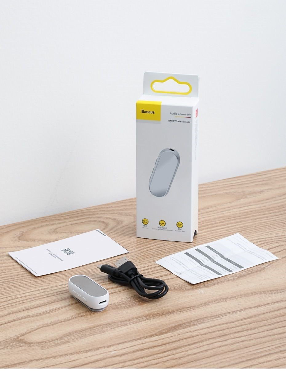 Bộ Bluetooth Receiver Baseus BA02 Wireless Adapter
