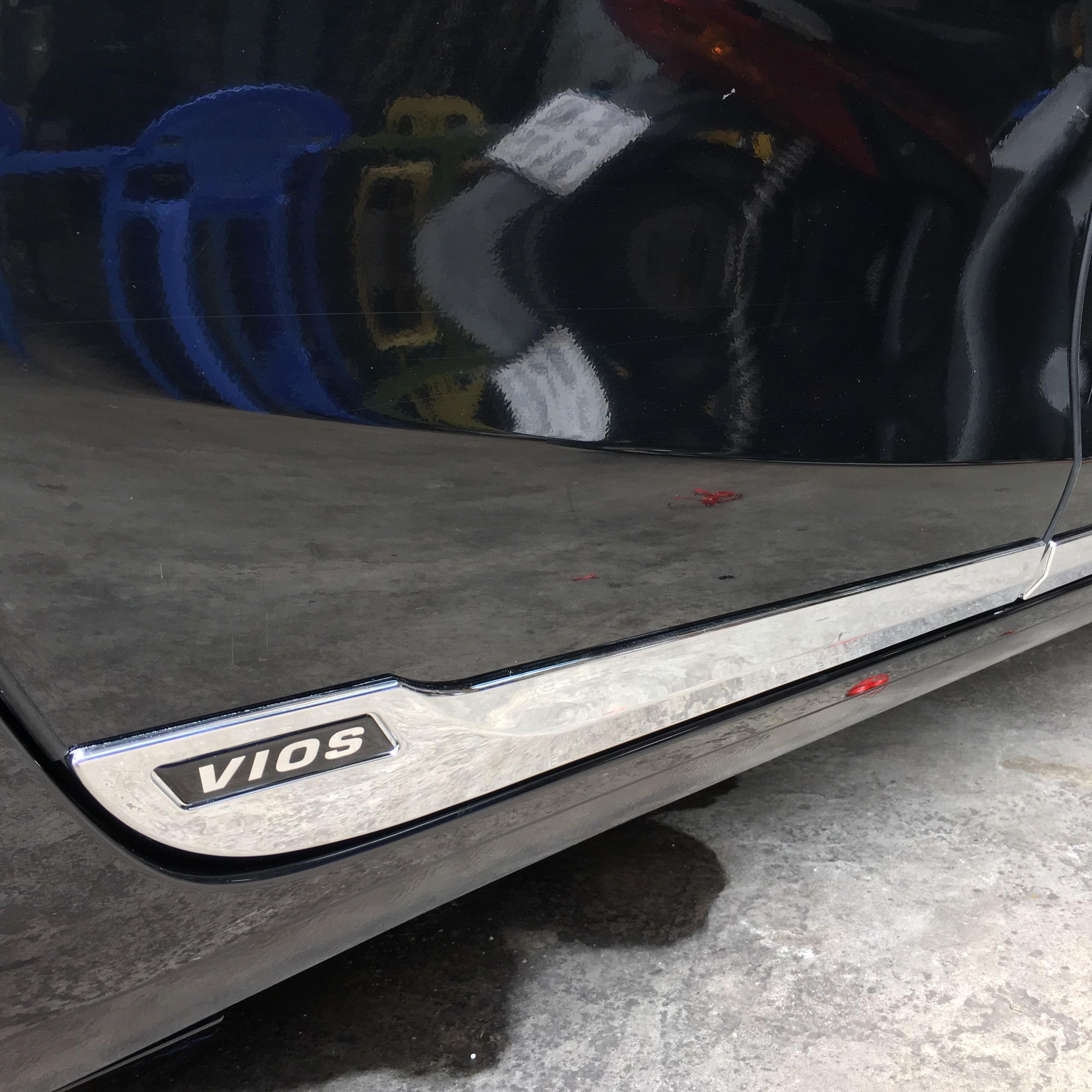 [Hỗ trợ lắp đặt khách Hà Nội] NẸP SƯỜN MẠ CROM TOYOTA VIOS 2014-2019