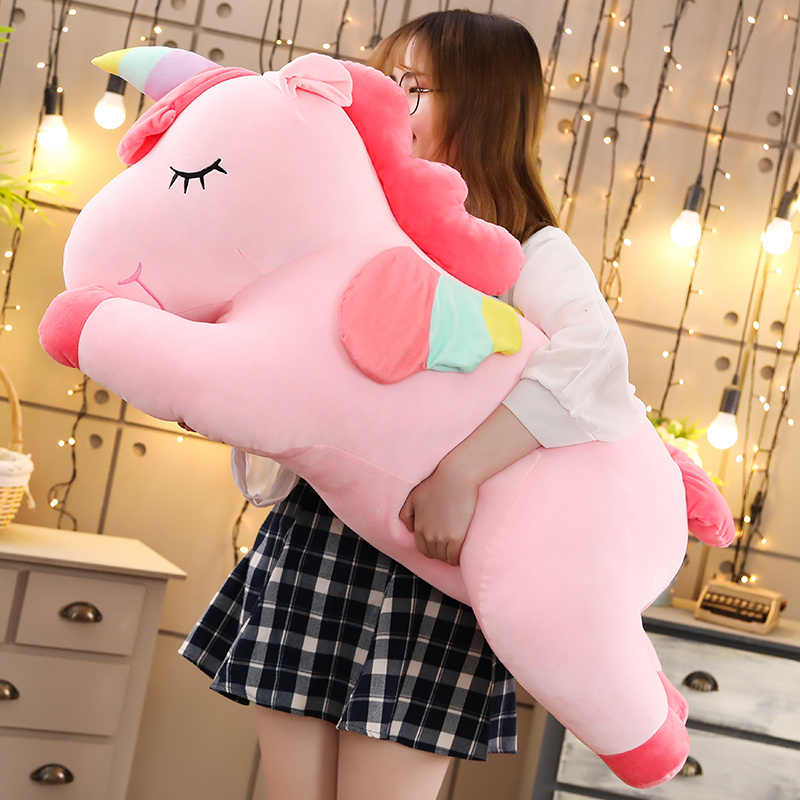 GẤU BÔNG NGỰA KỲ LÂN VẢI THUN 4 CHIỀU CAO CẤP
