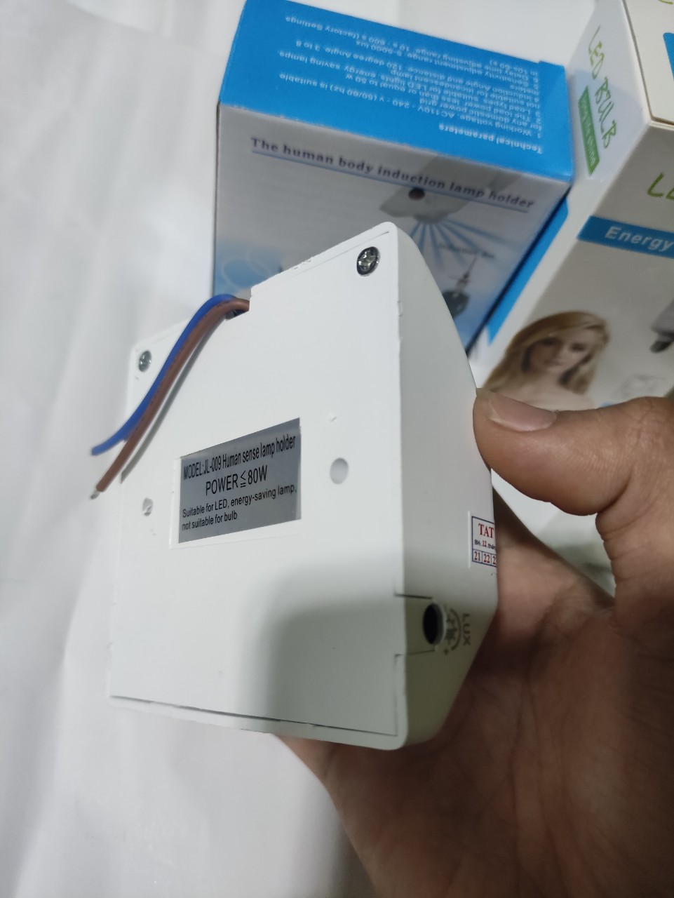 Combo 2 đui đèn cảm ứng chuyển động