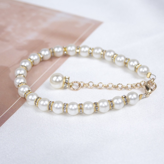 Phụ kiện thay thế dây giày bằng chuỗi hạt châu - Dây giày hạt châu PK004