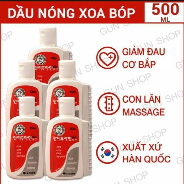 dầu nóng xoa bóp Antiphlamine Hàn Quốc 100ml