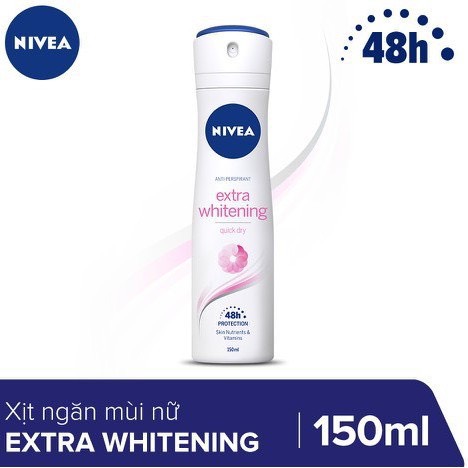 Xịt, Lăn Khử Mùi Nivea Dành Cho Nữ 150ml